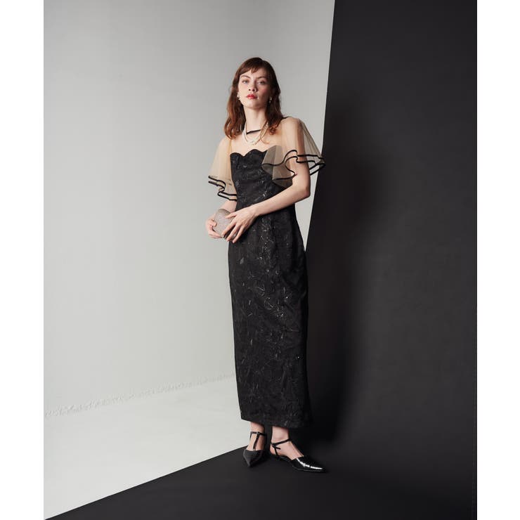 FLARE SLEEVE LACE DRESS | My shawty | 詳細画像6 