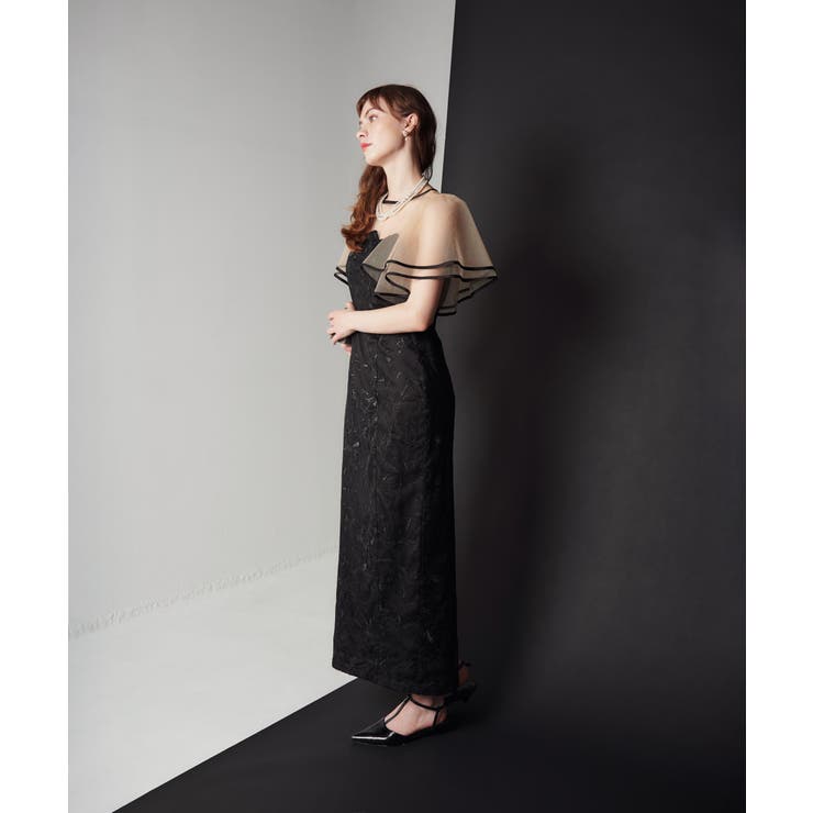 FLARE SLEEVE LACE DRESS | My shawty | 詳細画像5 