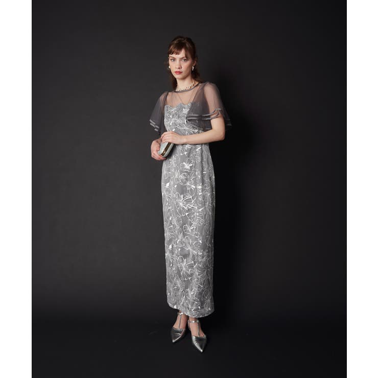 FLARE SLEEVE LACE DRESS | My shawty | 詳細画像9 