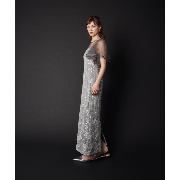 FLARE SLEEVE LACE DRESS | My shawty | 詳細画像7 