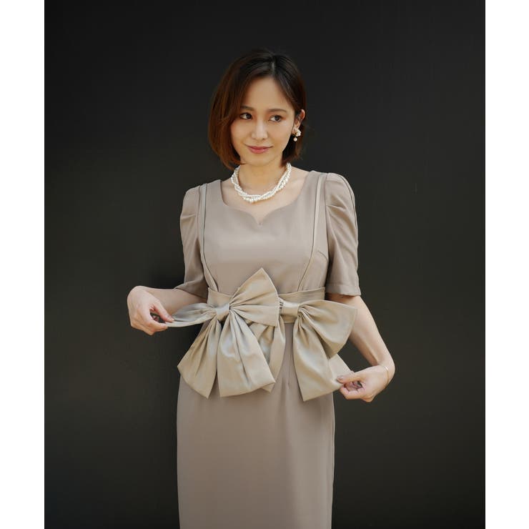 BIG RIBON BUISTIER DRESS | My shawty | 詳細画像13 