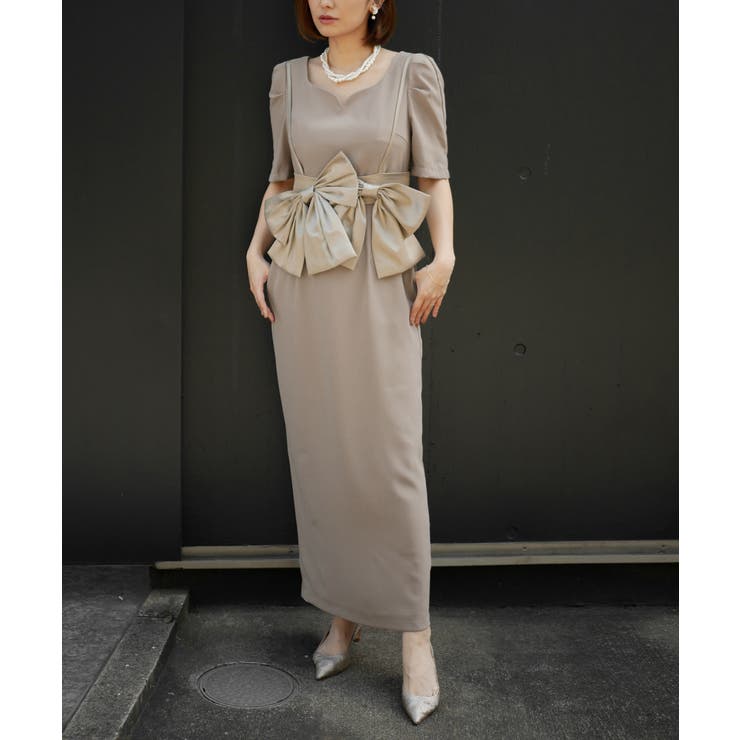 BIG RIBON BUISTIER DRESS | My shawty | 詳細画像11 