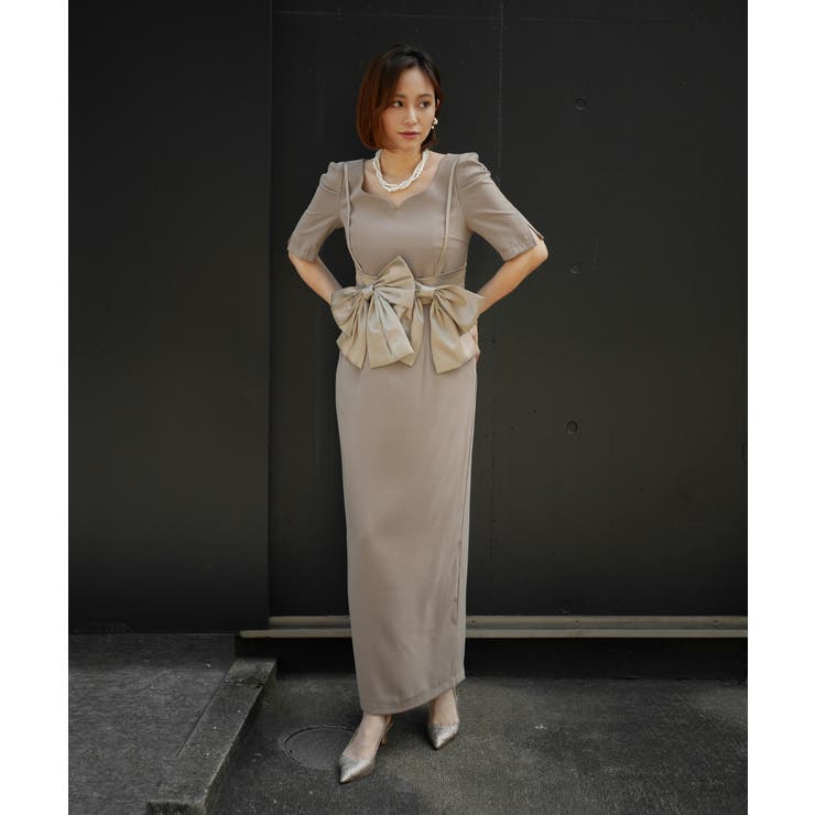 BIG RIBON BUISTIER DRESS | My shawty | 詳細画像8 