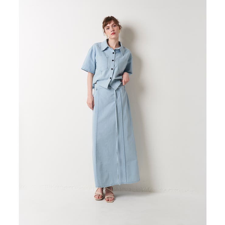 DENIM SKIRT SET UP | My shawty | 詳細画像7 