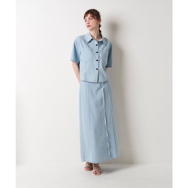 DENIM SKIRT SET UP | My shawty | 詳細画像6 