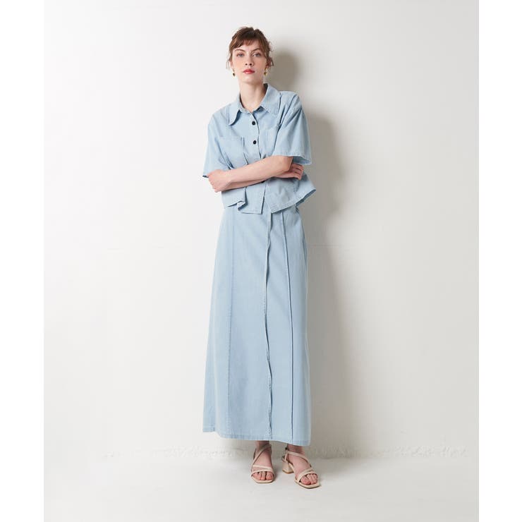 DENIM SKIRT SET UP | My shawty | 詳細画像5 