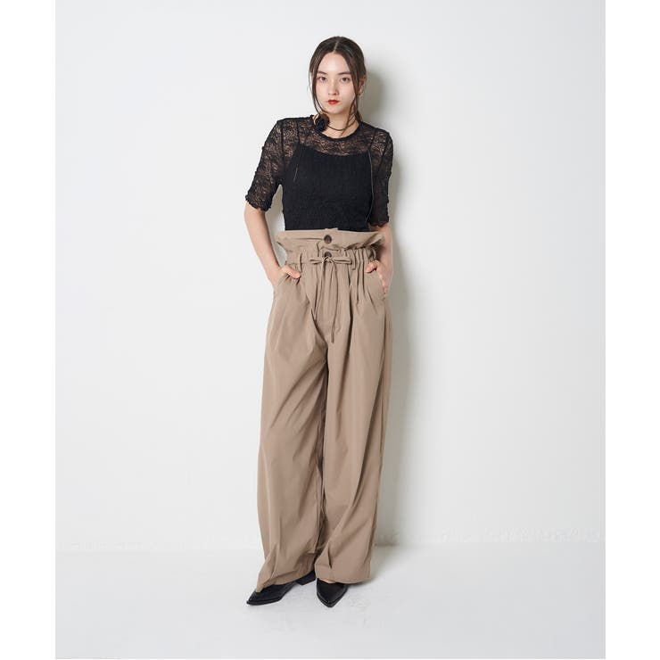 LACE SHORT SLEEVE | My shawty | 詳細画像5 