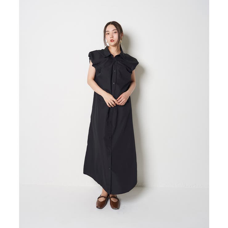ブラック | PUFF SHIRT ONEPIECE | My shawty