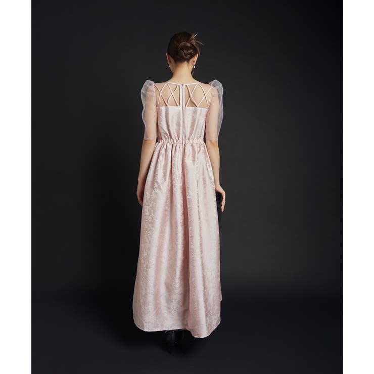 RIBBON MOTIF JACQUARD DRESS | My shawty | 詳細画像6 