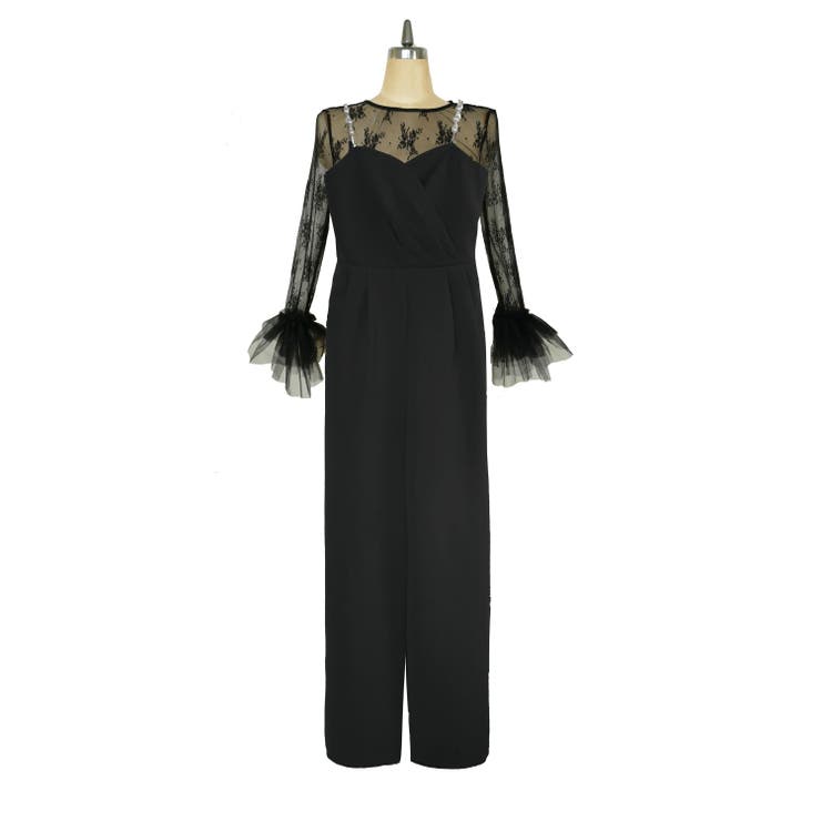 2WAY PEARL STRAP PANTS DRESS | My shawty | 詳細画像16 