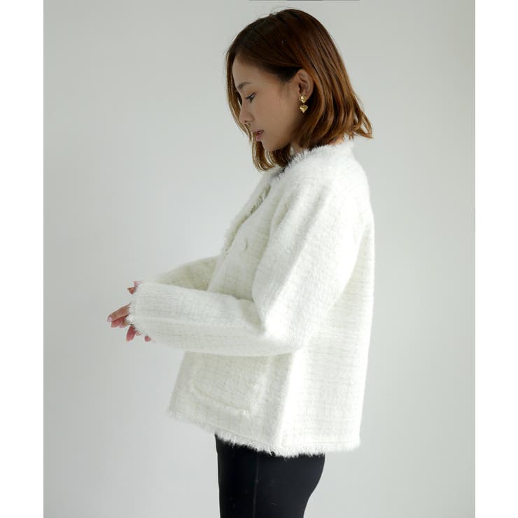 CLASSIC KNIT JACKET | My shawty | 詳細画像6 