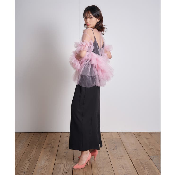FRILL TULE TOP | My shawty | 詳細画像17 