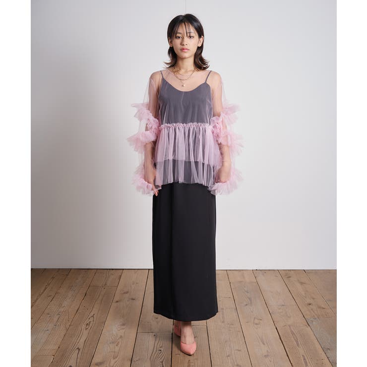 FRILL TULE TOP | My shawty | 詳細画像16 