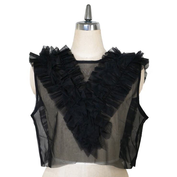 FRILL TULE VEST | My shawty | 詳細画像10 