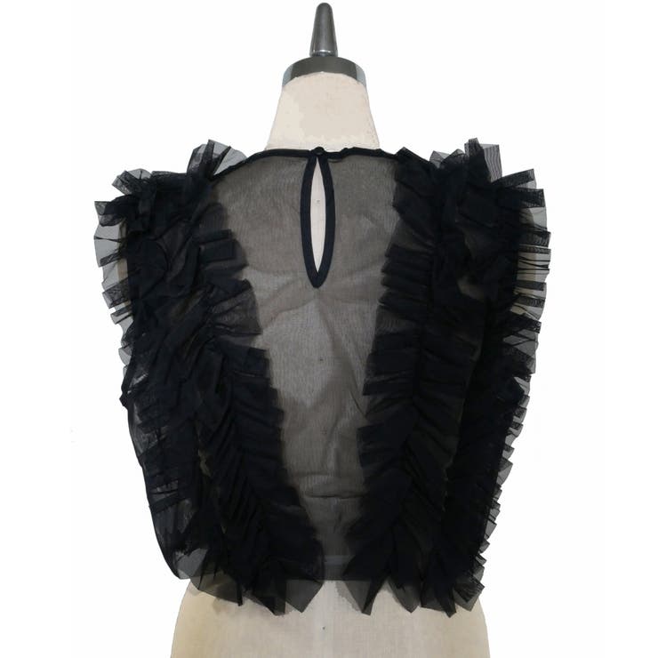 FRILL TULE VEST | My shawty | 詳細画像11 
