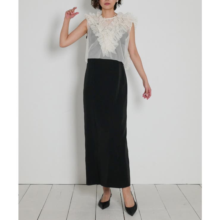 FRILL TULE VEST | My shawty | 詳細画像7 