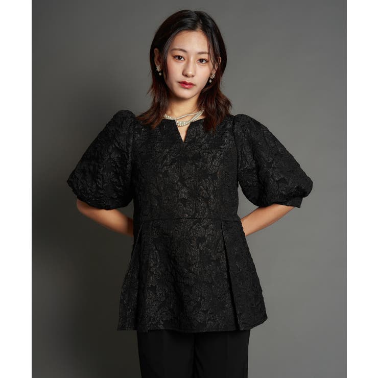 JAQURD PEPLUM SET UP | My shawty | 詳細画像5 