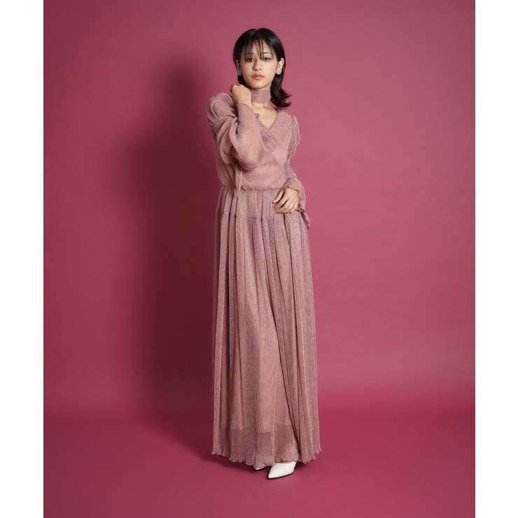 LAME PLEATS DRESS | My shawty | 詳細画像14 