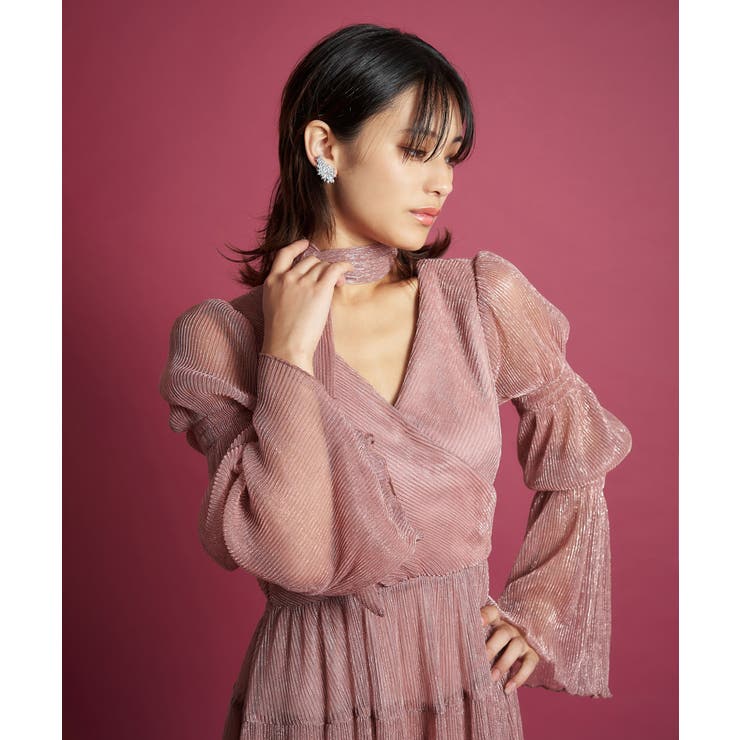 LAME PLEATS DRESS | My shawty | 詳細画像12 