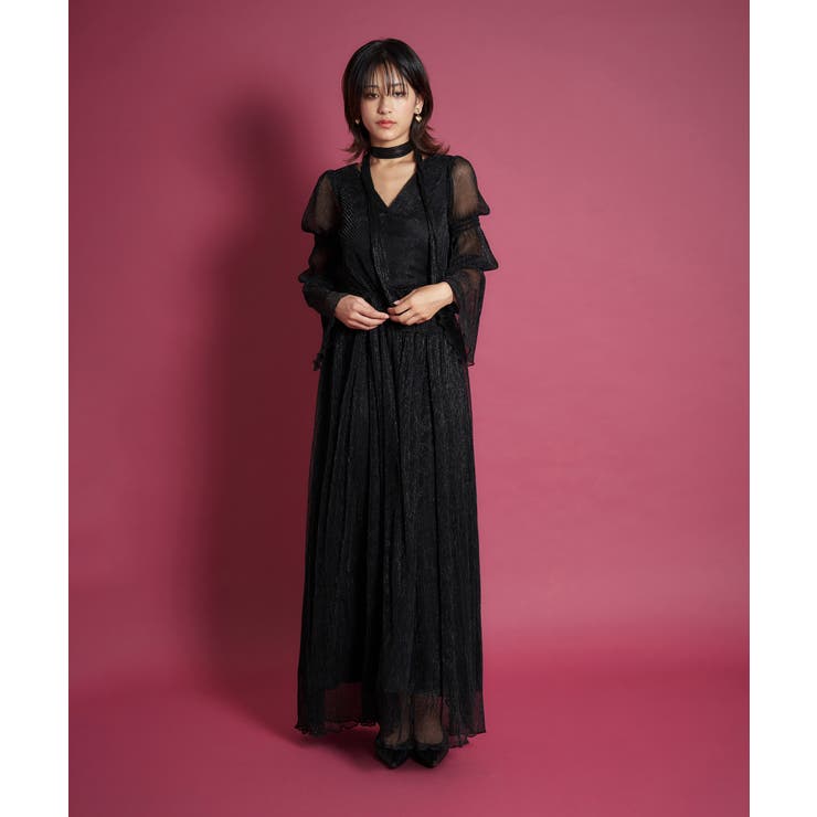 LAME PLEATS DRESS | My shawty | 詳細画像8 