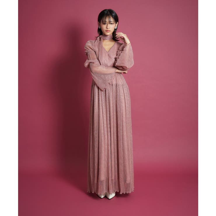 LAME PLEATS DRESS | My shawty | 詳細画像10 