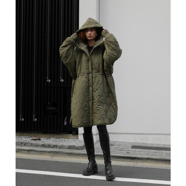 QUILT HOODIE COAT | My shawty | 詳細画像3 