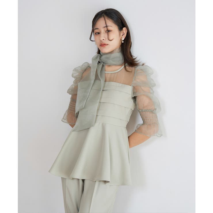 RIBON ORGANDY SET UP | My shawty | 詳細画像17 