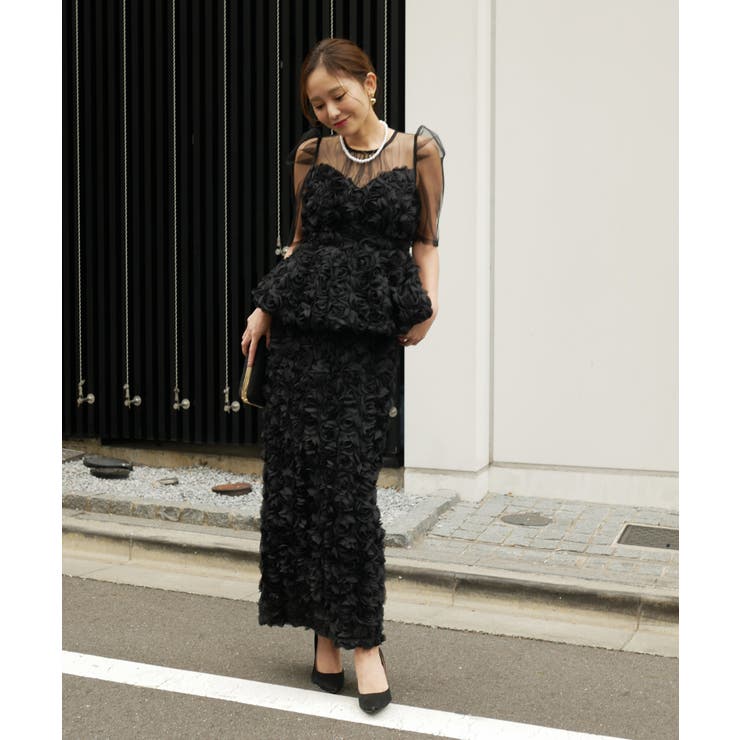 ROSE PEPLUM SET DRESS | My shawty | 詳細画像2 