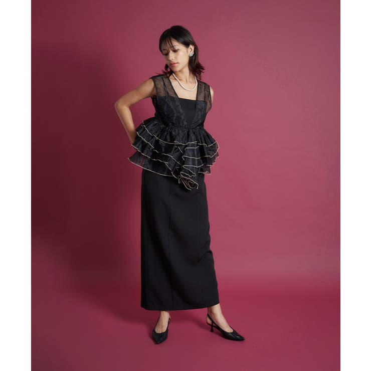 SHEER VOLUME TOP DRESS | My shawty | 詳細画像14 