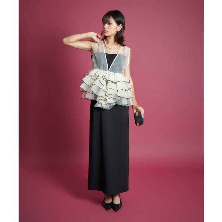 SHEER VOLUME TOP DRESS | My shawty | 詳細画像2 