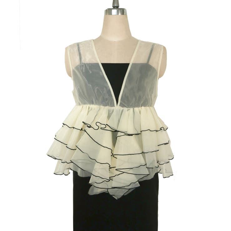 SHEER VOLUME TOP DRESS | My shawty | 詳細画像18 