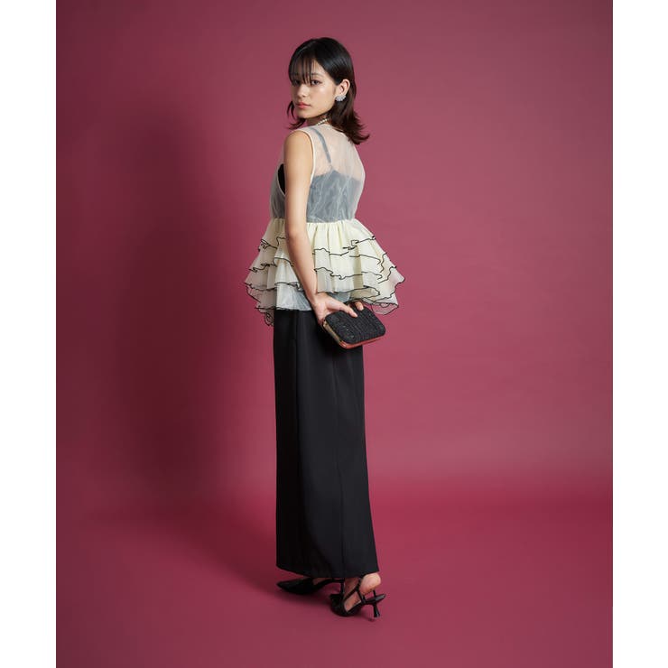 SHEER VOLUME TOP DRESS | My shawty | 詳細画像4 