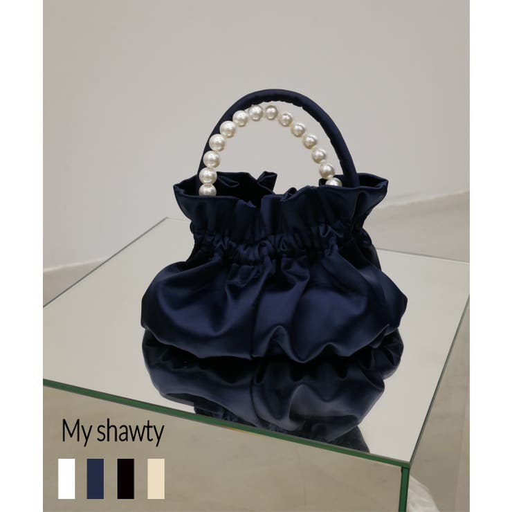 3WAY SATIN PEARL BAG | My shawty | 詳細画像1 