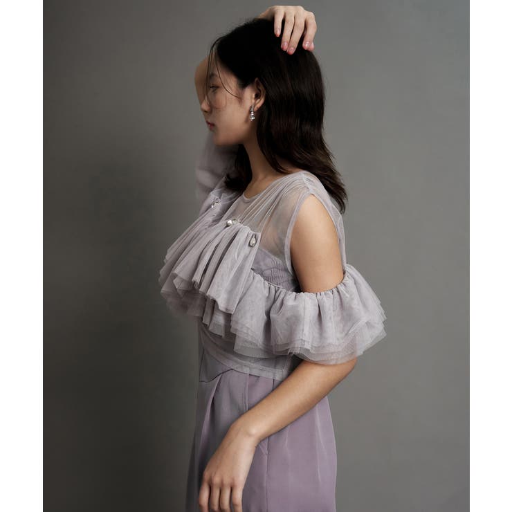 DROP BIJOU FRILL TOP | My shawty | 詳細画像9 