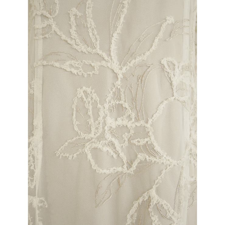 FRINGE LACE FLARE DRESS | My shawty | 詳細画像9 