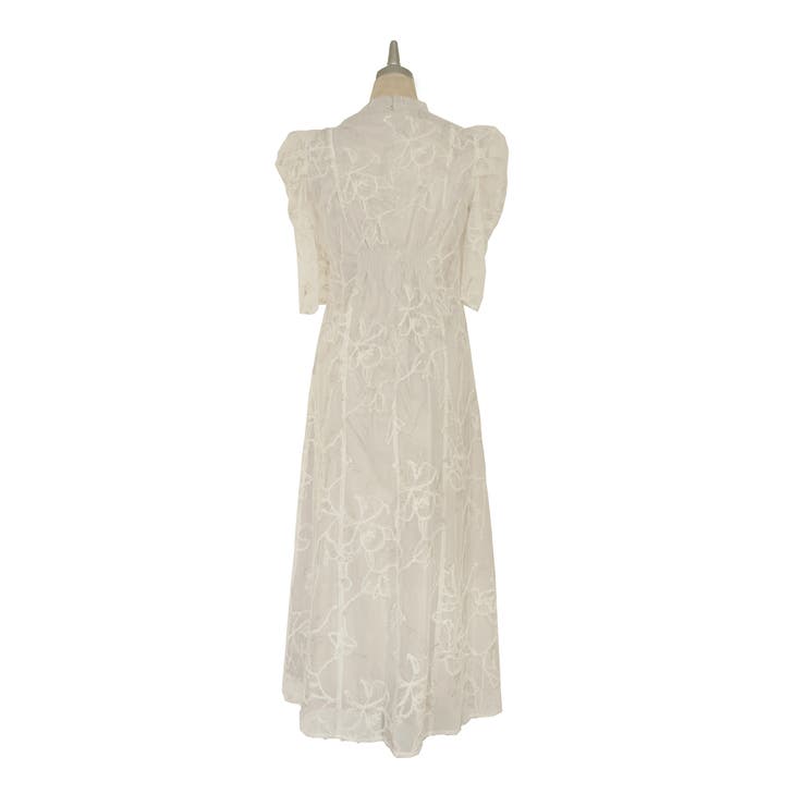 FRINGE LACE FLARE DRESS | My shawty | 詳細画像7 