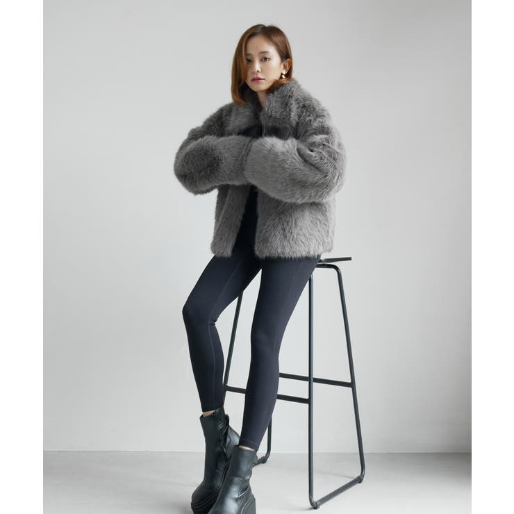 FUR SHORT COAT | My shawty | 詳細画像2 