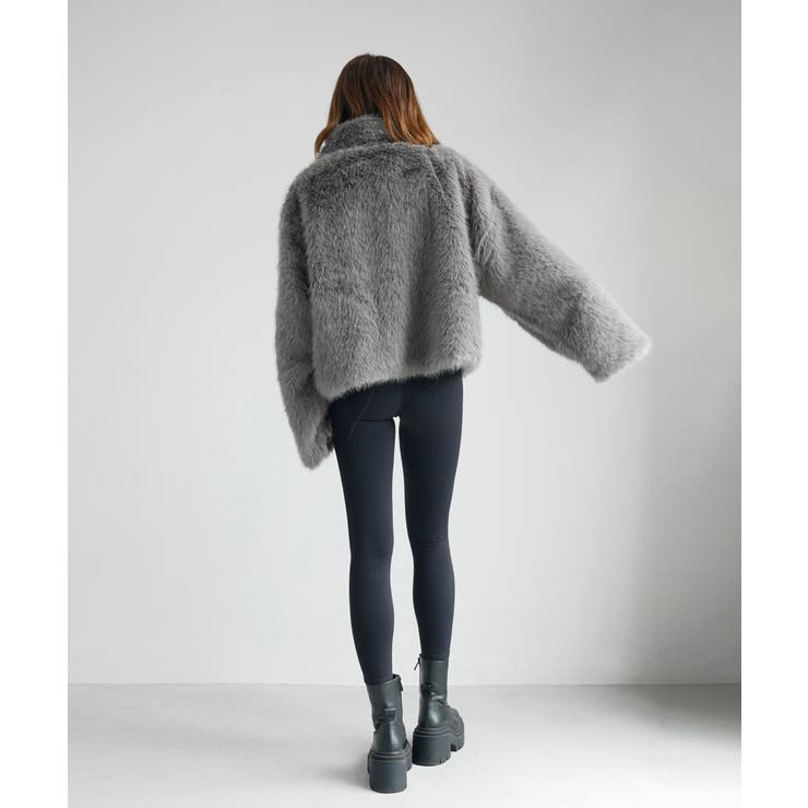 FUR SHORT COAT | My shawty | 詳細画像5 