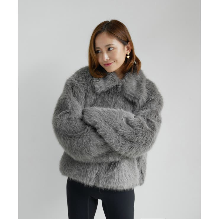 FUR SHORT COAT | My shawty | 詳細画像7 