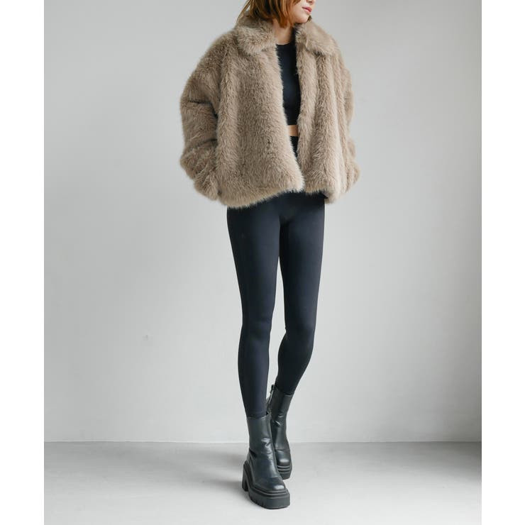 FUR SHORT COAT | My shawty | 詳細画像12 