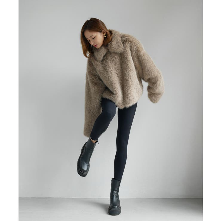 FUR SHORT COAT | My shawty | 詳細画像9 