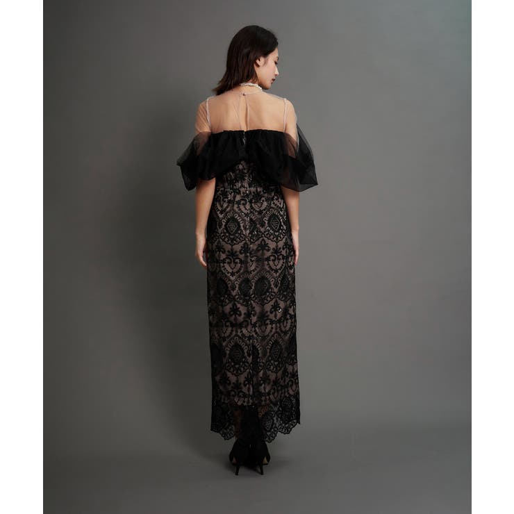 OFFSHOLDER LACE DRESS | My shawty | 詳細画像4 