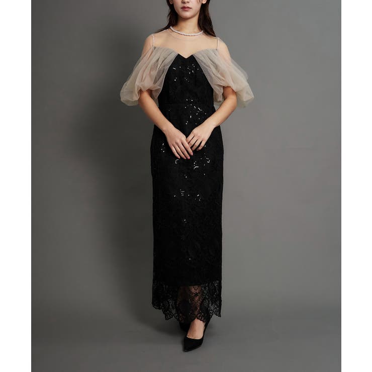 OFFSHOLDER LACE DRESS | My shawty | 詳細画像8 