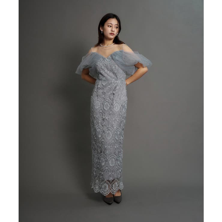 OFFSHOLDER LACE DRESS | My shawty | 詳細画像13 