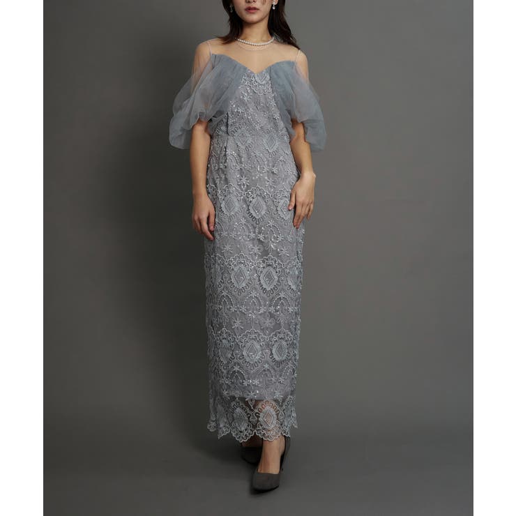 OFFSHOLDER LACE DRESS | My shawty | 詳細画像14 