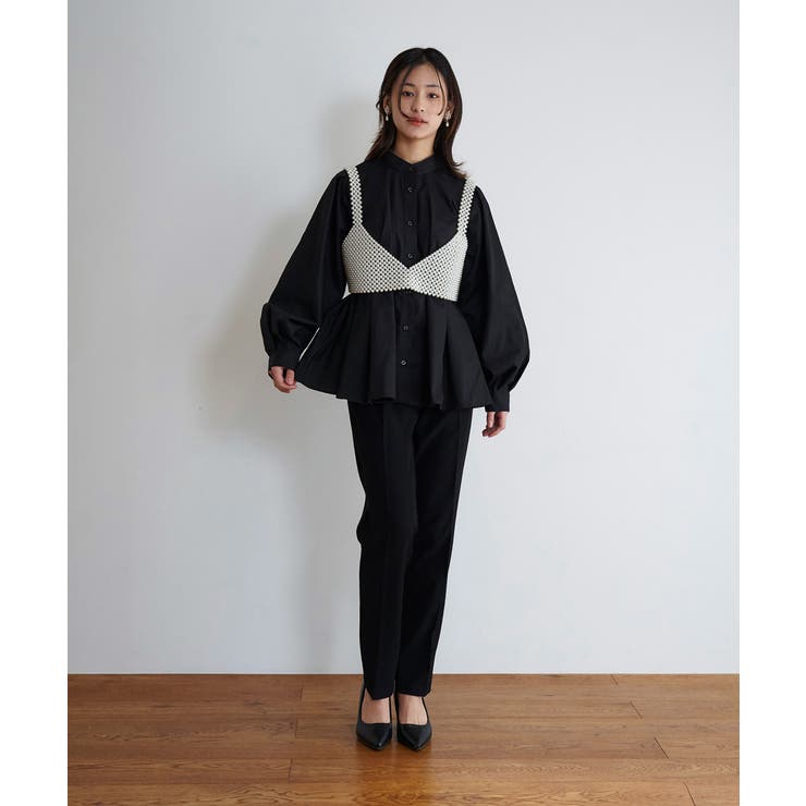 PEPLUM DESIGN SHIRT | My shawty | 詳細画像2 