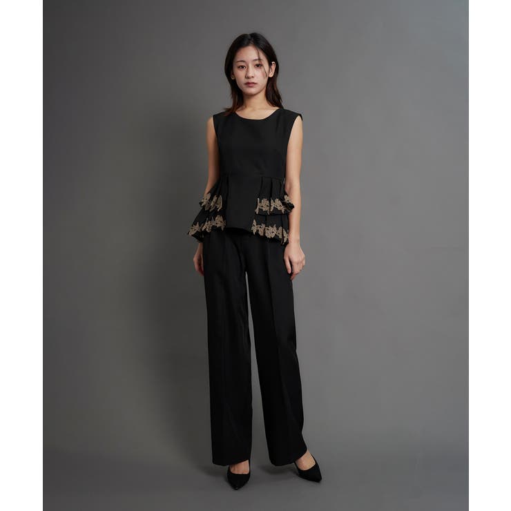 POINT LACE PANTS SET UP | My shawty | 詳細画像9 