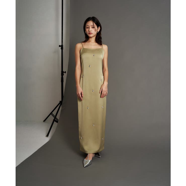 SATIN BIJOU SET DRESS | My shawty | 詳細画像7 