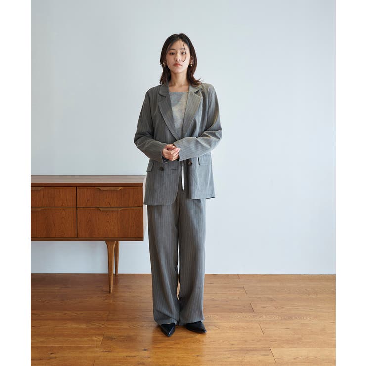 STRIPE JACKET SET UP | My shawty | 詳細画像2 