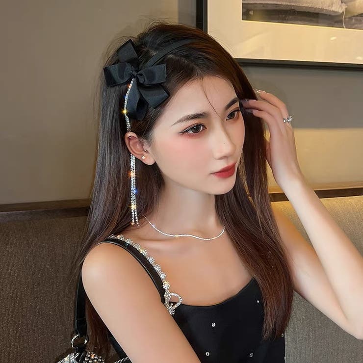 Naidy 韓国ブラックリボンキラキラチェーン綺麗めカチューシャ 品番 Asmw Naidy ナイディ のレディースファッション通販 Shoplist ショップリスト Naidy 韓国ブラックリボンキラキラチェーン綺麗めカチューシャ 品番 Asmw Naidy ナイディ のレディースファッション通販 Shoplist ショップリスト